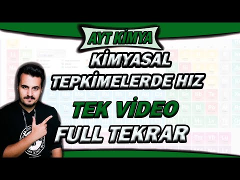 Kimyasal Tepkimelerde Hız Full Tekrar ( 11. Sınıf 2. Dönem 2. Yazılı Hazırlık için İzleyebilirsiniz)