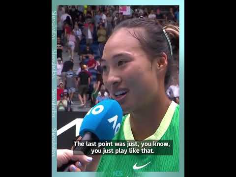 'Amazing!' China's Zheng Qinwen after reaching first career quarterfinal at Australian Open