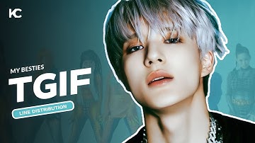 MY BESTIES - TGIF (XG) / How Would Sing + Line Distribution