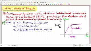 MOSFET DC: Numerical 17: Microelectronics Circuits
