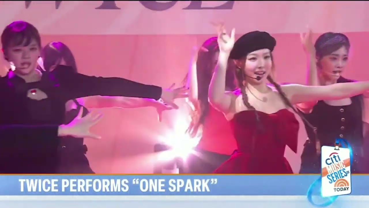 Watch: TWICE performs 'ONE SPARK' live on TODAY