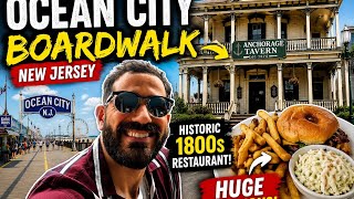 I Found a Hidden 1800s Restaurant Near Ocean City Boardwalk 🇺🇸 | HUGE American Portions!
