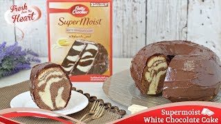 Simple White Chocolate Swirl Cake