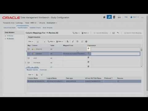 Map a Target Table's Column