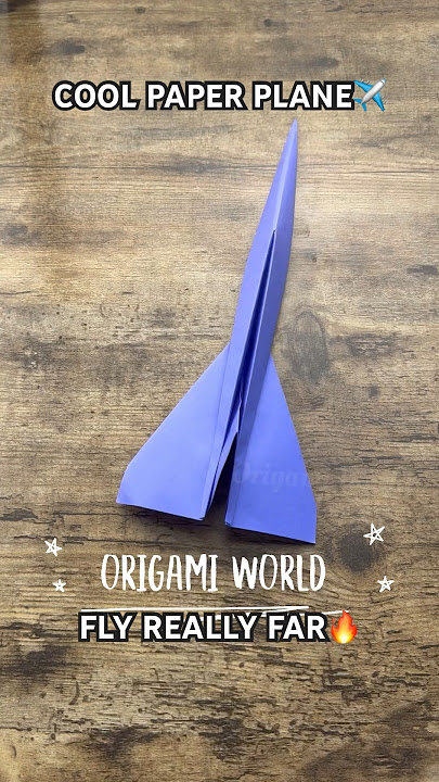 ORIGAMI AIRPLANE EASY TUTORIAL STEP BY STEP | PAPER PLANE FOLDING | HOW TO MAKE PAPER PLANE FLY FAR