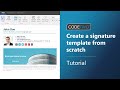 CodeTwo tutorial: Create a professional email signature template from scratch