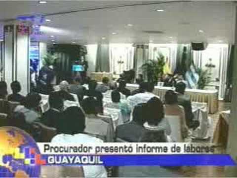Procurador presentó informe de labores