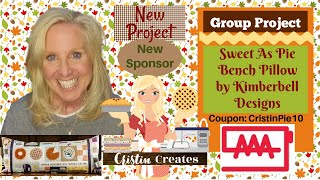 Kimberbell Sweet As Pie Bench Pillow - Announcement - Group Project screenshot 5