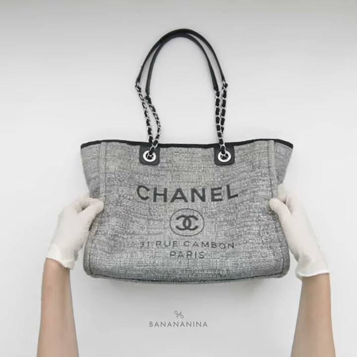 Chanel Deauville Medium Tote Bag Unboxing 💯 + Review and Outfits