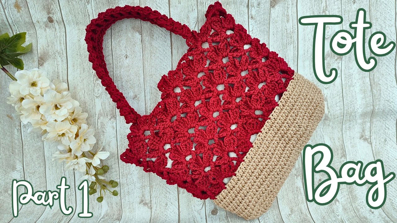 Crochet Tote Bag Pattern | Shoulder Bag/Handbag | Market bag | Crochet Bags and Purses - PART 1