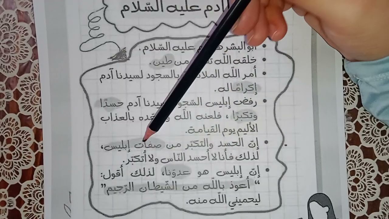 ملخص دروس التربية الاسلامية السنة الثالثة ابتدائي الفصل الثالث