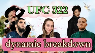 UFC 322 - a dynamic breakdown