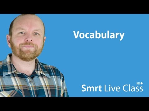 Vocabulary  - Intermediate English With Mark #29