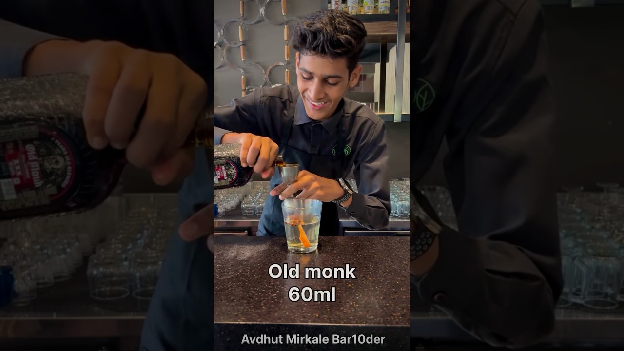Old monk rum cocktail 