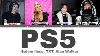 Salem ilese, TXT, Alan Walker PS5 lirik terjemahan Indonesia color coded