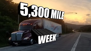 5,300 Mile Week