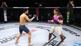 UFC 4 | Jet Li vs. Busty Asians (Model) (EA Sports UFC 4)