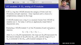 Nate Harman - Representation Theory of VIC-Modules