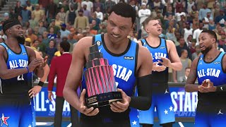 NBA 2K24 My Career - 3 Point Contest Splashing! All Star Game!