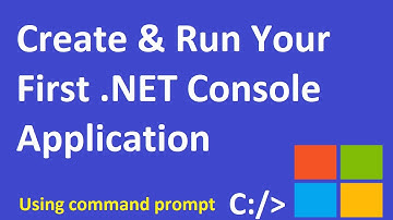How to Create and Run Your First .NET (Hello World ) Console App Using Command Prompt