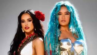 Becky G, KAROL G - MAMIII (LYRICS VÍDEO)