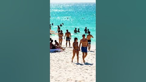 🇪🇸 Sunny day at Barcelona beach Spain