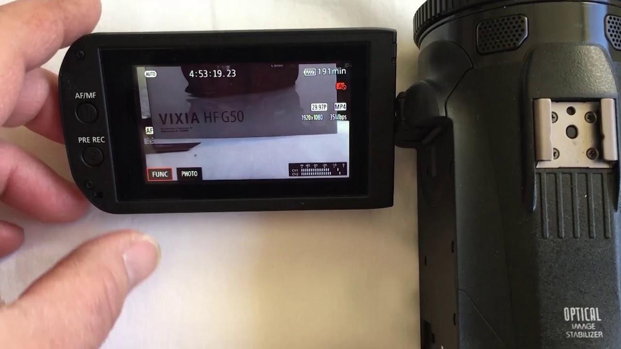 Review and demo of the Canon VIXIA HF G50 Camcorder #Canon #Vixia #