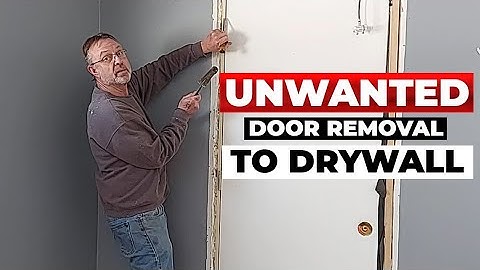 Unwanted Door Removal To Drywall | *Removing An Old Door & Drywall Installation For Beginners!*