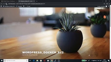 Run Wordpress Through Docker On AWS EC2