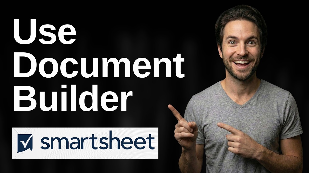How To Use Document Builder In Smartsheet (2026 Easy Guide) - YouTube
