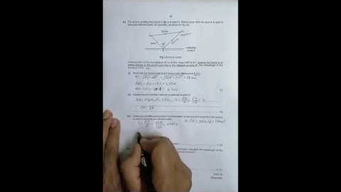2019 CAIE AS & A level October November Physics Paper 22 Q. No. 5 (9702/22/O/N/19) by Sajit C Shakya