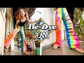 Tie-Dye Jeans! || Easy DIY