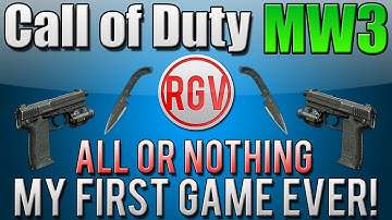 MY FIRST GAME EVER! @ All or Nothing on Terminal (Call of Duty: Modern Warfare 3 Gameplay)