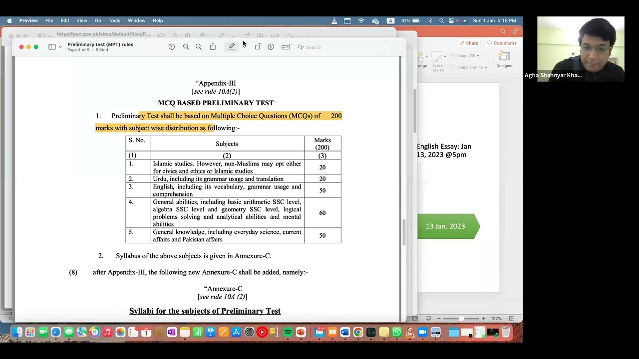 How to prepare for MPT in one month? (CSS special exam 23)