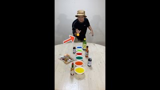 【大体ハズレ】ピンポン球が沈んだ所の物絶対食べなきゃ行けない地獄のゲームがキツすぎたww＃shorts