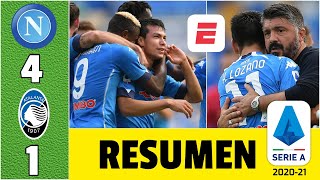 Napoli 4-1 Atalanta. ¡DOBLETE de Hirving Chucky Lozano! Gattuso, feliz con el mexicano | Serie A