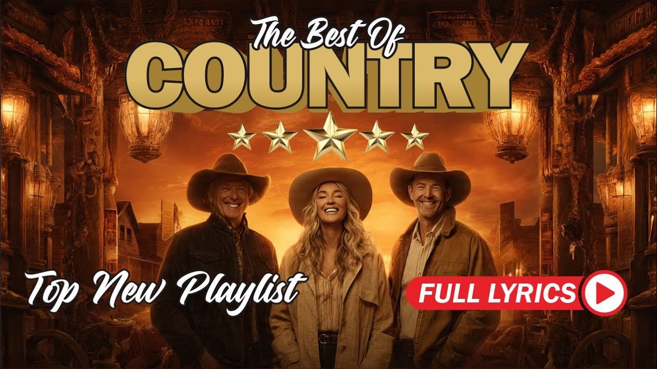 【Country Relax 】24/7 Calm Playlist with lyrics / for Relax / Work / Pop / Ballad / Study / Coffee 🎶