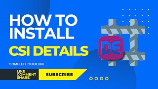 How to Install Csi Details v18  | Complete Step-by-Step Installation Guide। Bangla Video।