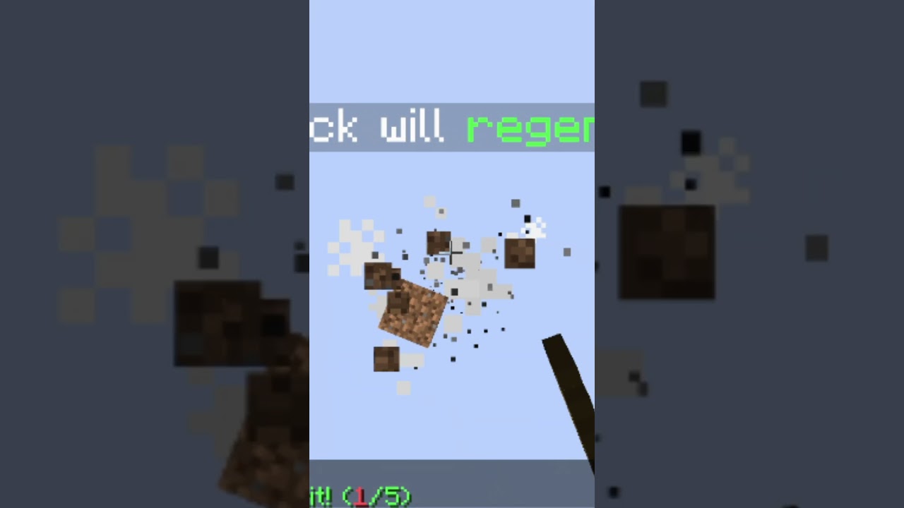 MINECRAFT fast jag är fast på ett block... #shorts