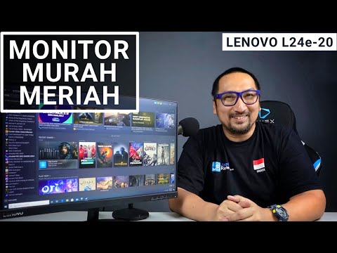 Layar 24" Murah Meriah 1,3 Jutaan: Review Monitor Lenovo L24e 20