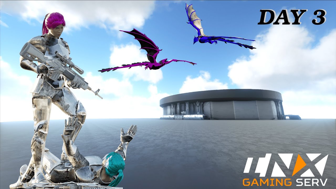 ДЕНЬ 3 — Доминирование на Арене Мутагена на самом населенном сервере ARK!