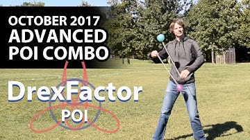 Poi Choreography Tutorial: October 2017 Poi Dancing Combo