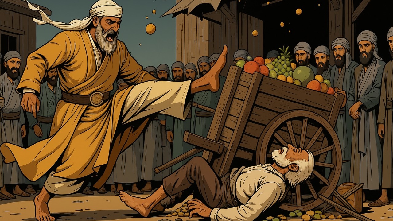 #قصة  التاجر المغرور ضرب عربة العجوز الضعيف فأسقطها ولم يتوقع أن ابنته ستكون له بالمرصاد (قصة مثيرة)