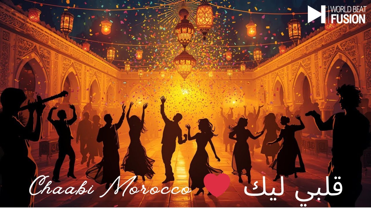 قلبي ليك – Moroccan Chaabi Dance Wedding | Chaabi Marocain 2025 | AI Music