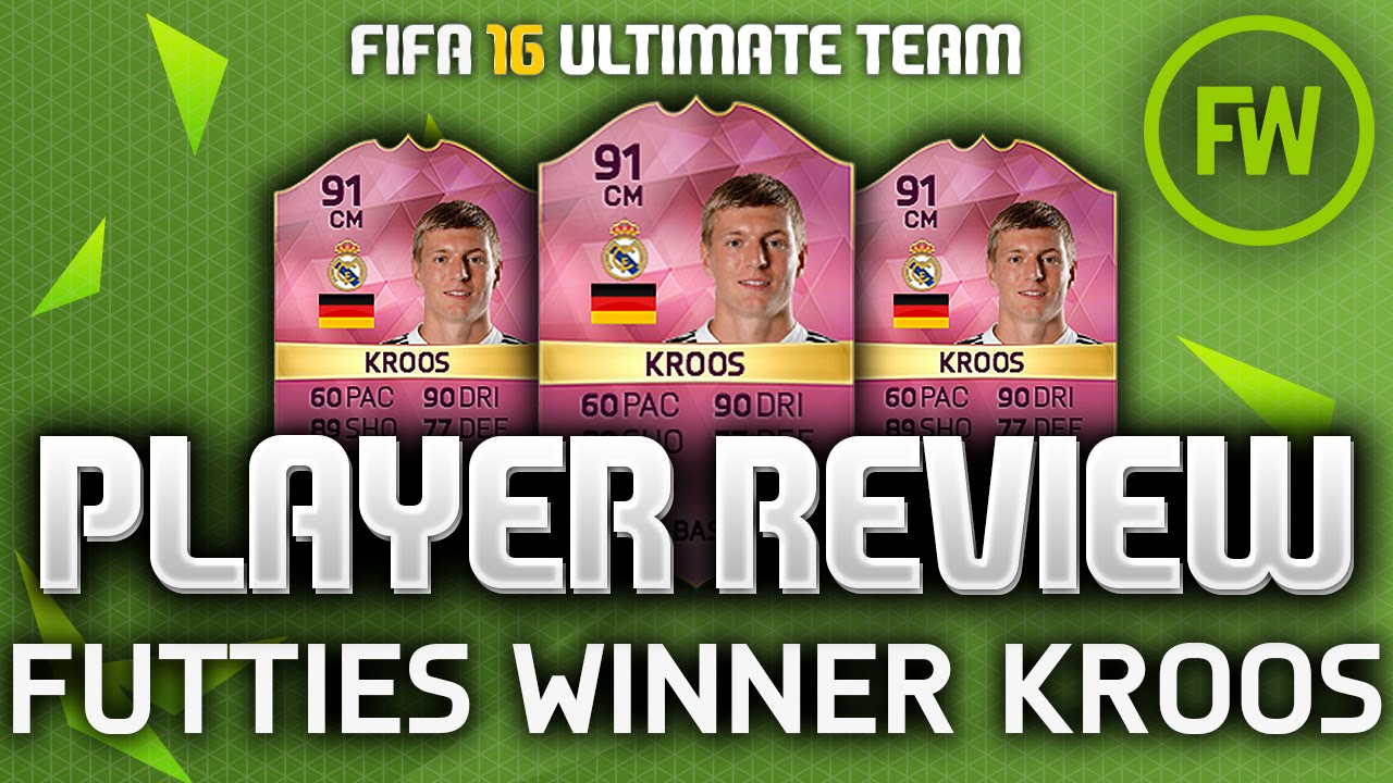 FUTTIES WINNER KROOS (91) *MIDFIELD MAESTRO* PLAYER REVIEW (FIFA 16 ULTIMATE TEAM)
