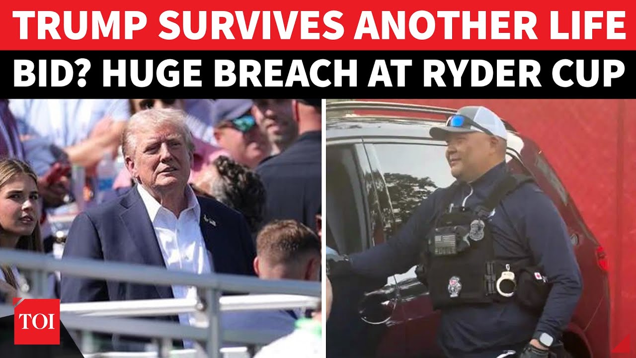 Trump Security Breach: Secret Service Fooled By 'FAKE GUARD' At Ryder Cup | WATCH