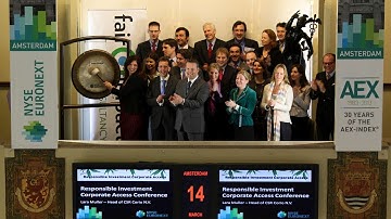 Gongslag startsein Responsible Investment Corporate Access evenement