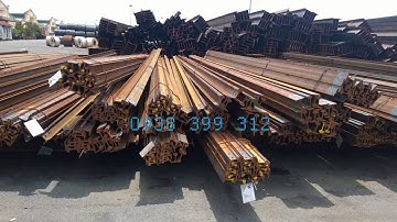 Thép ray cẩu trục chất lương, giá rẻ khu vực miền nam