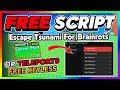 Escape Tsunami For Brainrots Script NO KEY TELEPORT BYPASS DUPE AUTOFARM More 