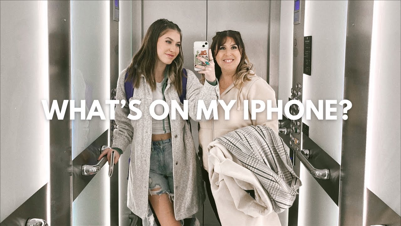 WHAT'S ON MY iPHONE 13?! | declutter with me and see how my ios 16 is ...